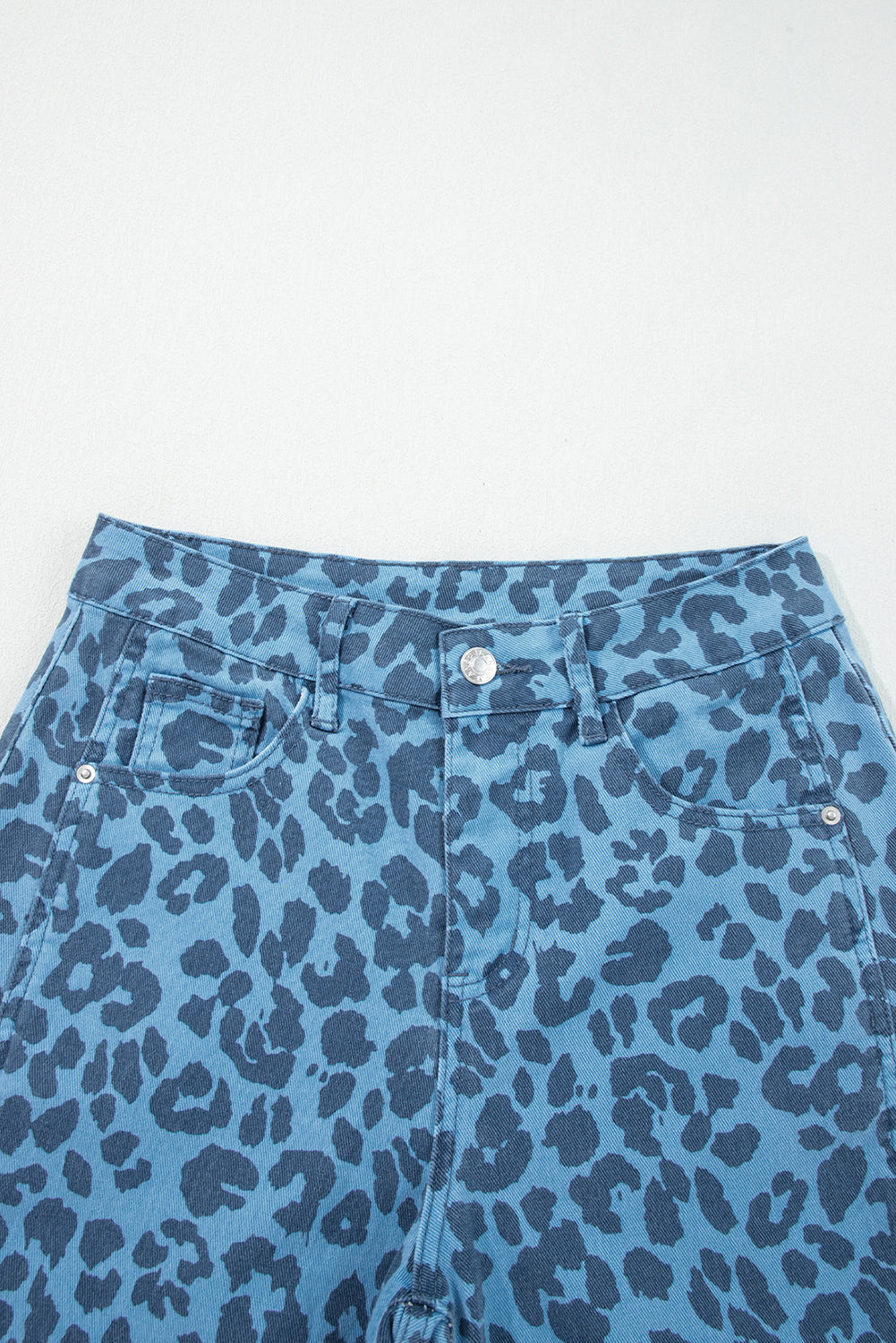 Pantalón Vaquero Azul Cielo Animal Print
