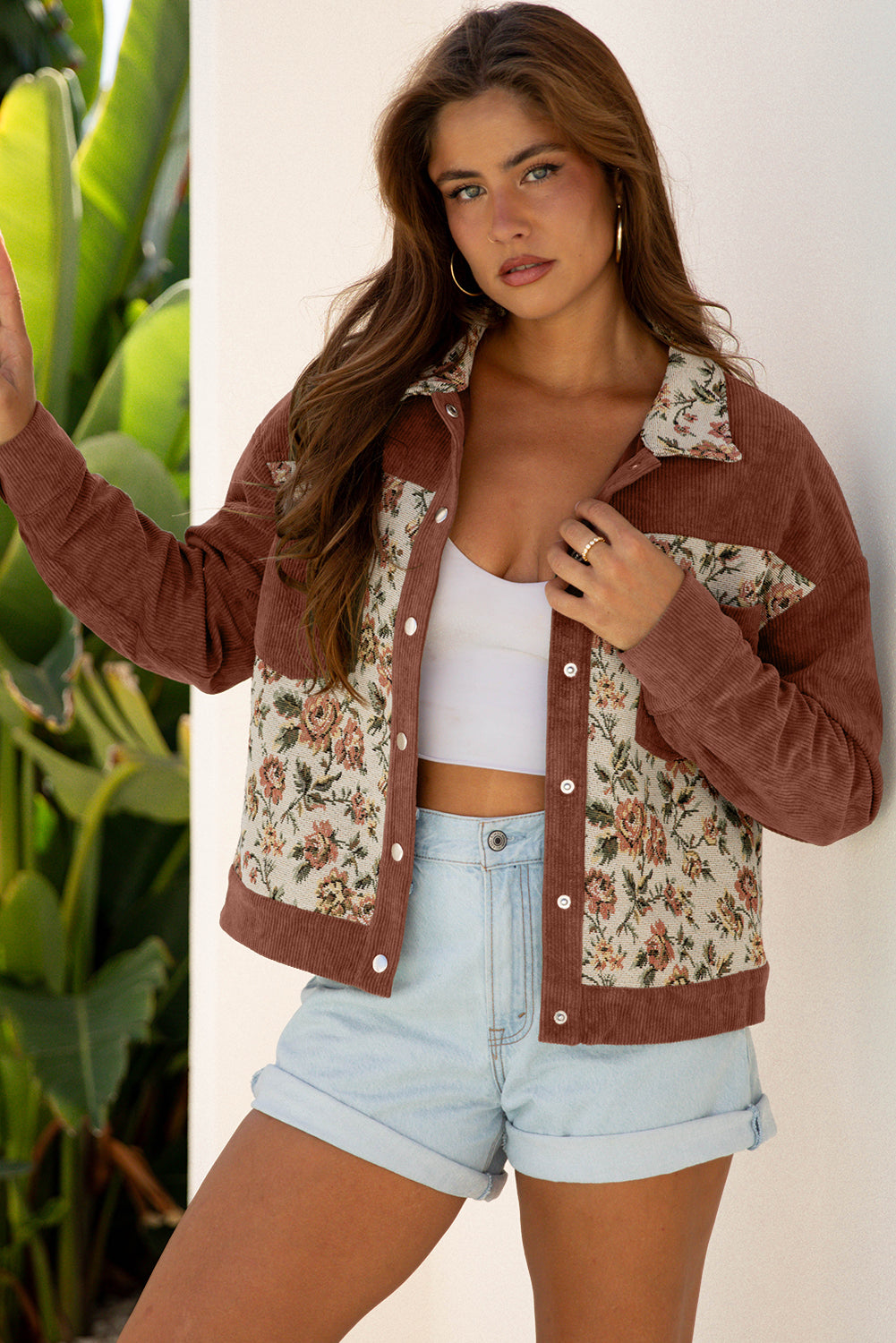 Chaqueta Retro Floral