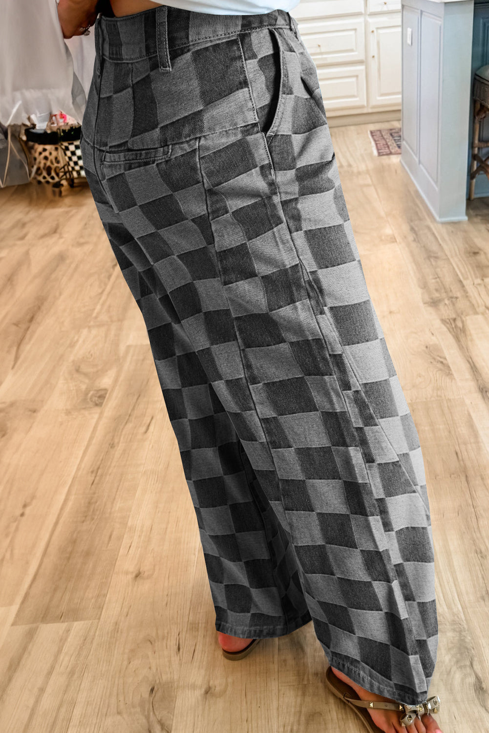 Pantalón Vaquero Cuadros