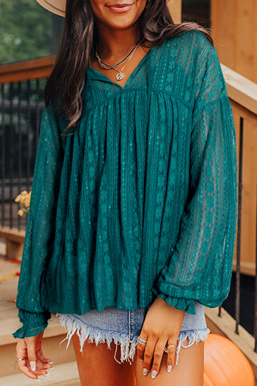 Blusa Turquesa