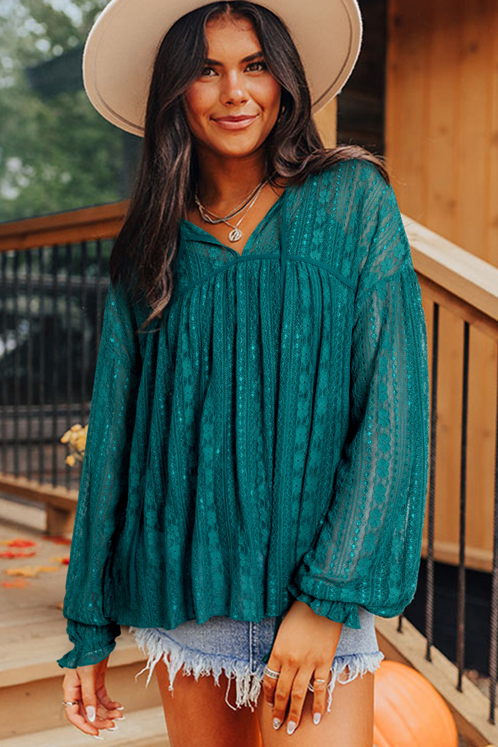 Blusa Turquesa