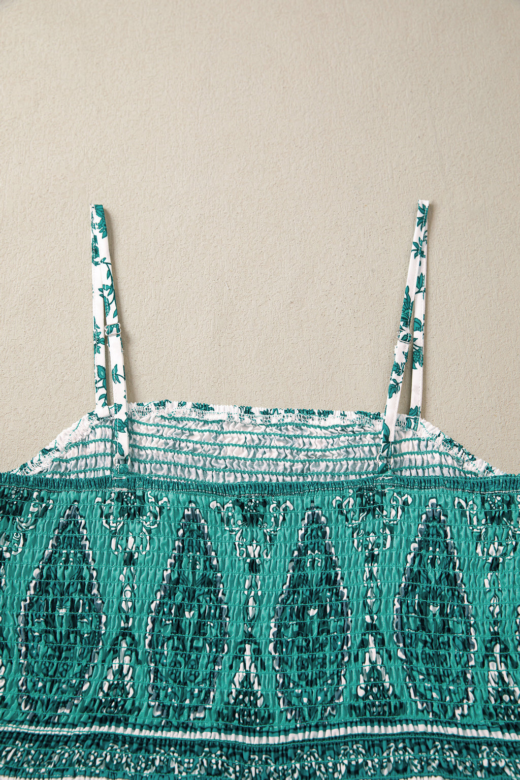Verde Boho Floral Vestido