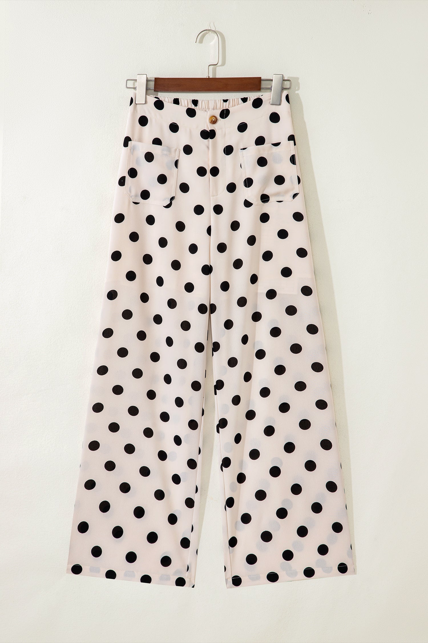 Pantalón Blanco Lunares