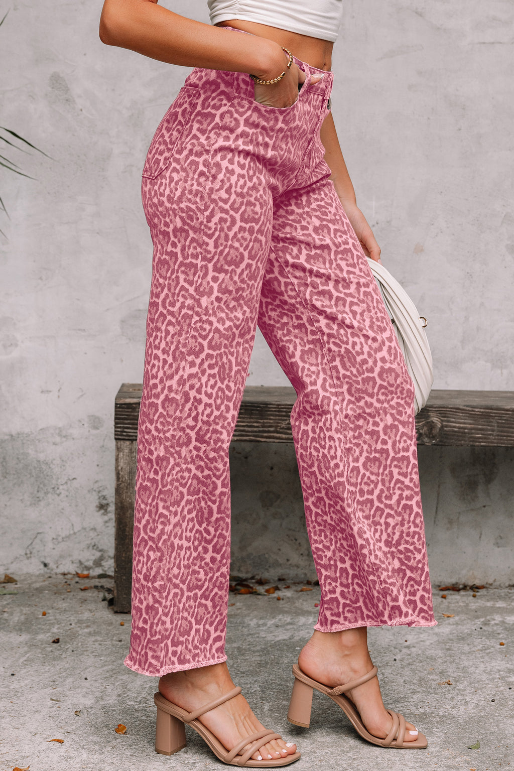 Pantalones Rosa Leopardo