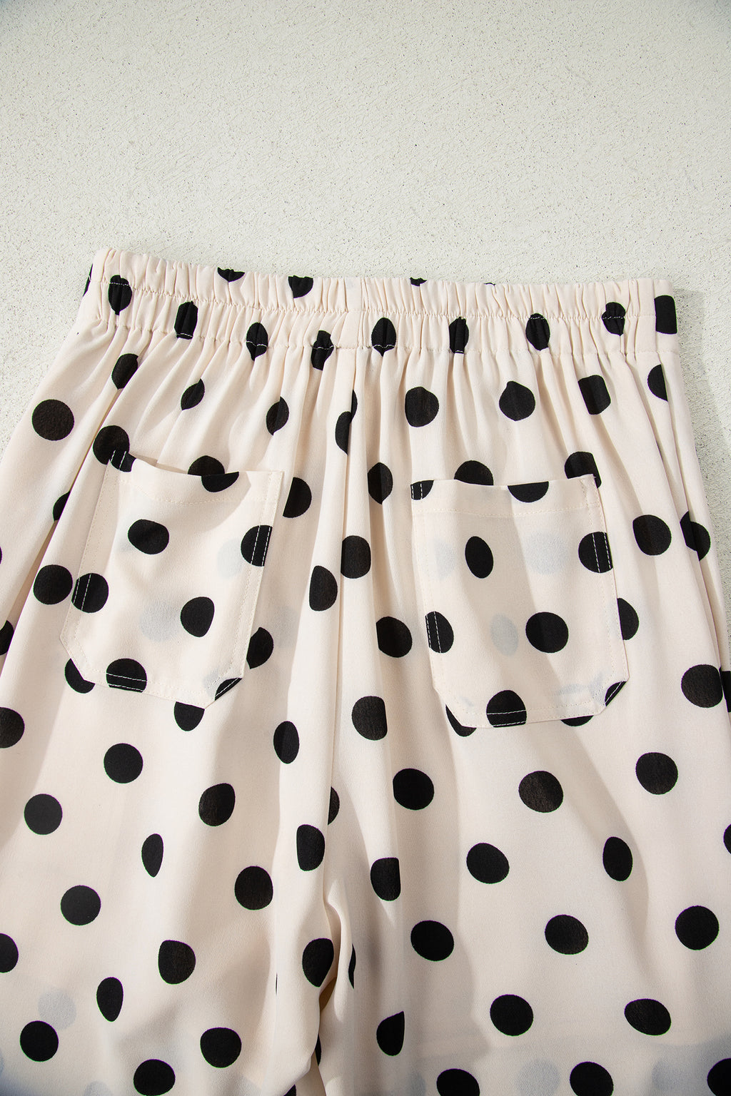 Pantalón Blanco Lunares