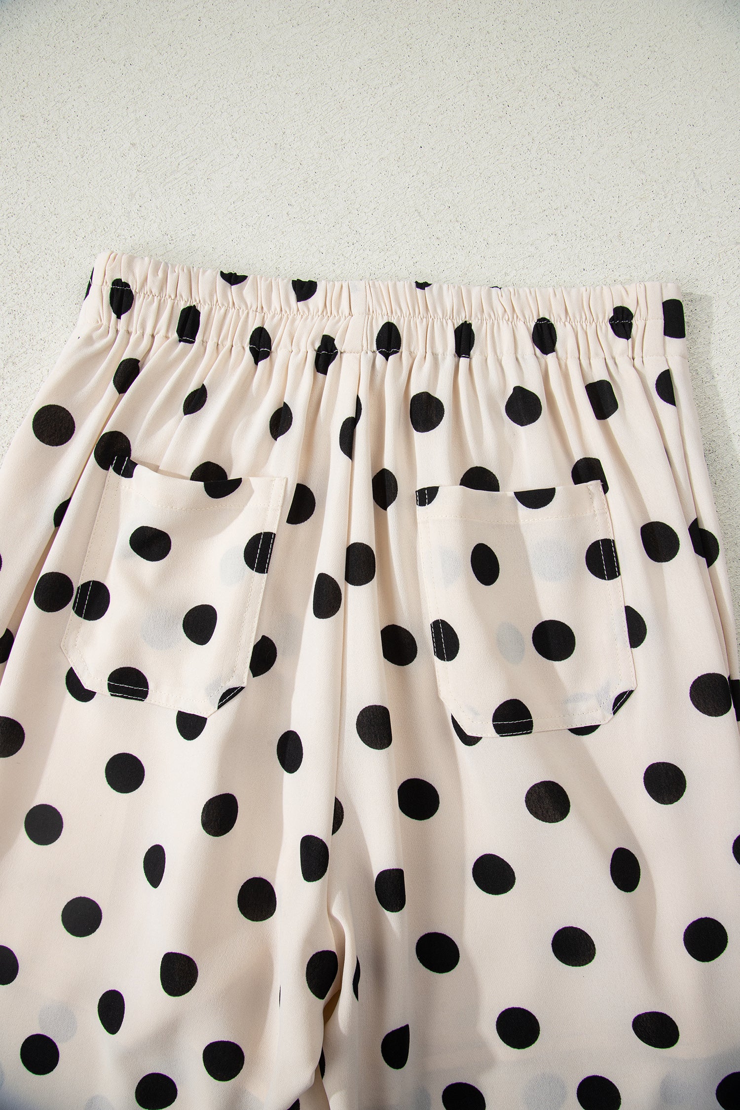 Pantalón Blanco Lunares