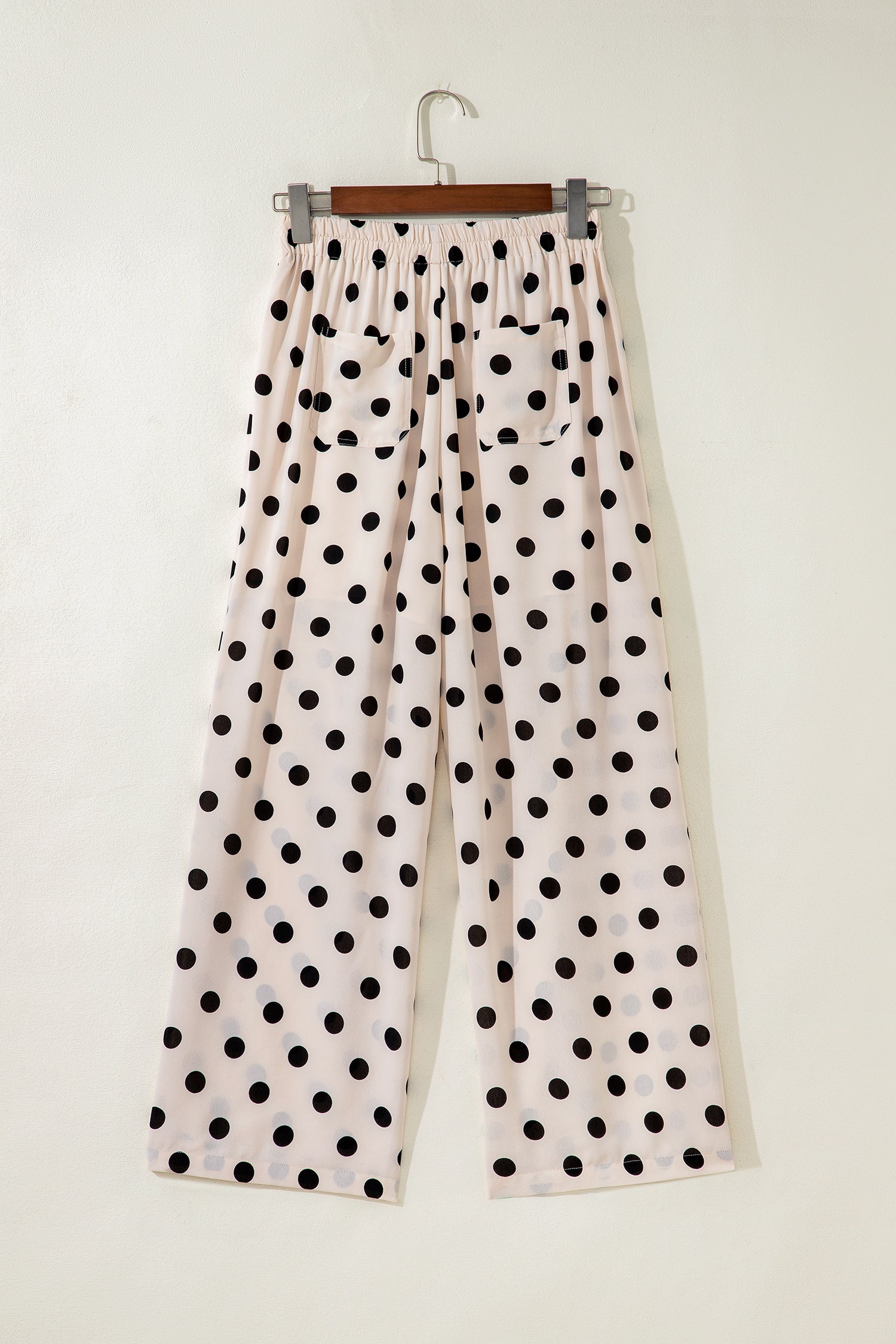 Pantalón Blanco Lunares